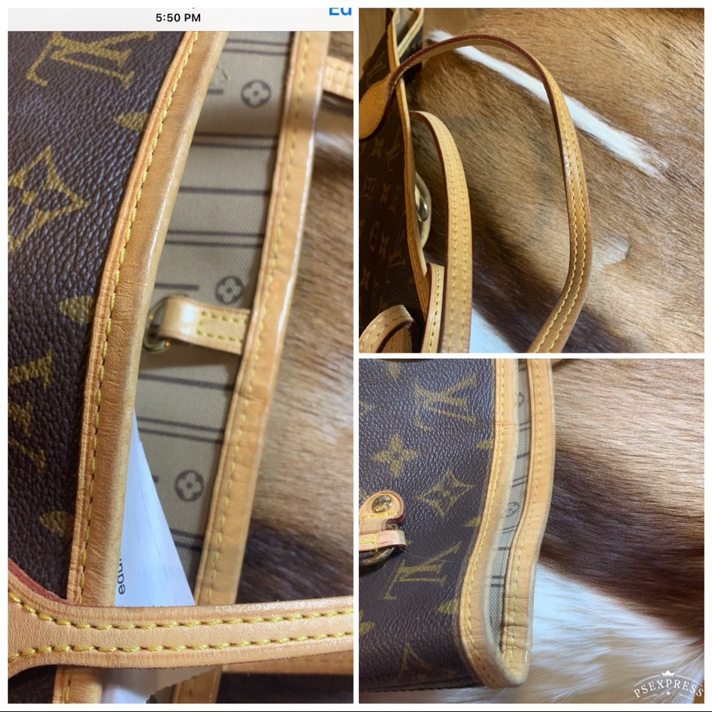 ‼️SOLD on ♏️‼️LV NEVERFULL MM GORG EUC/DUST BAG - Picture 9 of 13